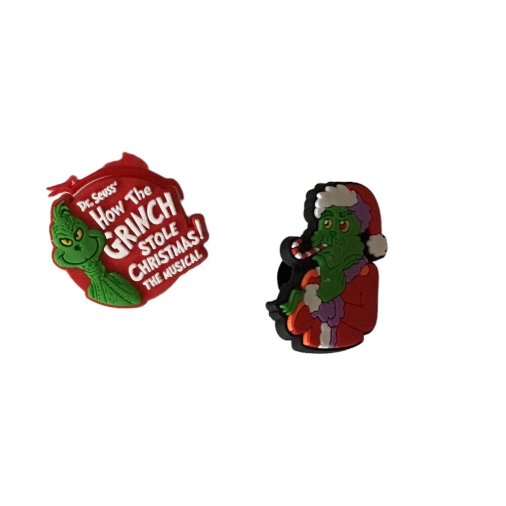 How the Grinch Stole Christmas Set of 2 Charms for Crocs